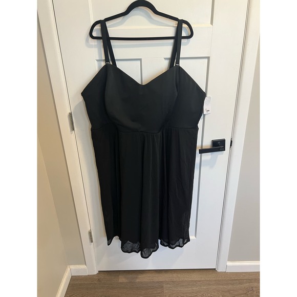 Lane Bryant Swim | NWT! Womens Plus Size Black Swimdress in Size 40‎ - Picture 4 of 6